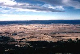 A view from the repeater site looking South East